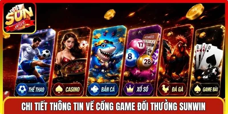 Chi tiết thông tin về cổng game đổi thưởng Sunwin